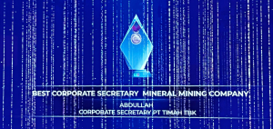 Sekper PT Timah Tbk Raih Best Corporate Secretary Mineral Mining Company dalam Ajang E2S Awards