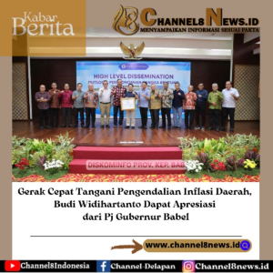 Gerak Cepat Tangani Pengendalian Inflasi Daerah, Budi Widihartanto dapat Apresiasi Pj Gubernur Babel