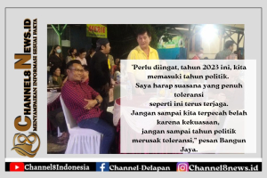 Hadiri Penutupan Perayaan Imlek di Kelurahan Bintang, Bangun Jaya: “Jangan Sampai Tahun Politik Rusak Toleransi”