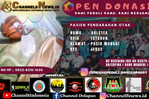 Ringankan Biaya Berobat Arletta, Komunitas Truk DTN Chapter Parit Tiga Jebus Gelar Penggalangan Dana