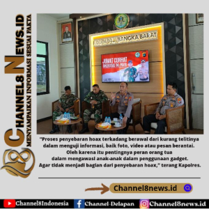 Antisipasi Potensi Penyebaran Hoax, Kapolres Babar Ingatkan Orang Tua Awasi Anak Pengguna Gadget