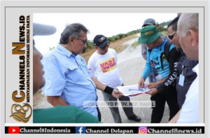Pj Gubernur Ridwan Djamaluddin Cek Pendangkalan Alur Sungai Kulur