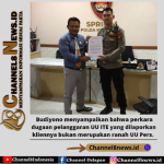 Budiyono Tegaskan Dugaan Pelanggaran UU ITE yang Dilaporkan