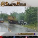 Lagi… Laka Maut Truk vs Mobil di Bangka Selatan Tewaskan 1 Orang