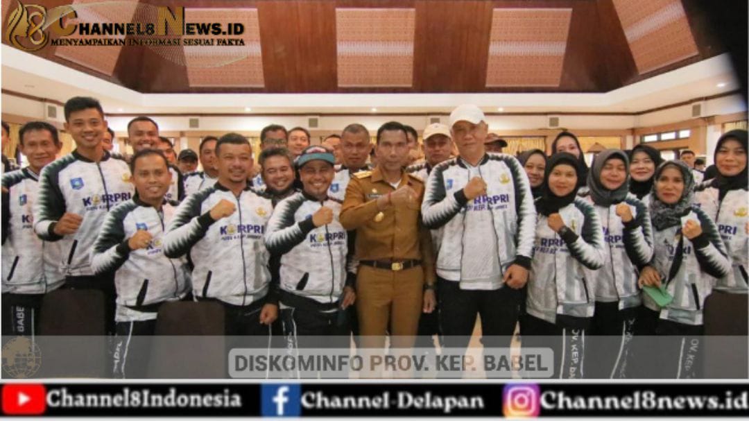 Pemprov. Kep. Babel Lepas 88 Atlet PORNAS XVI KORPRI ke Semarang