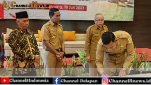 PPID Utama Kota Pangkalpinang Tandatangani Komitmen Bersama se-Provinsi Babel untuk Keterbukaan Informasi Publik