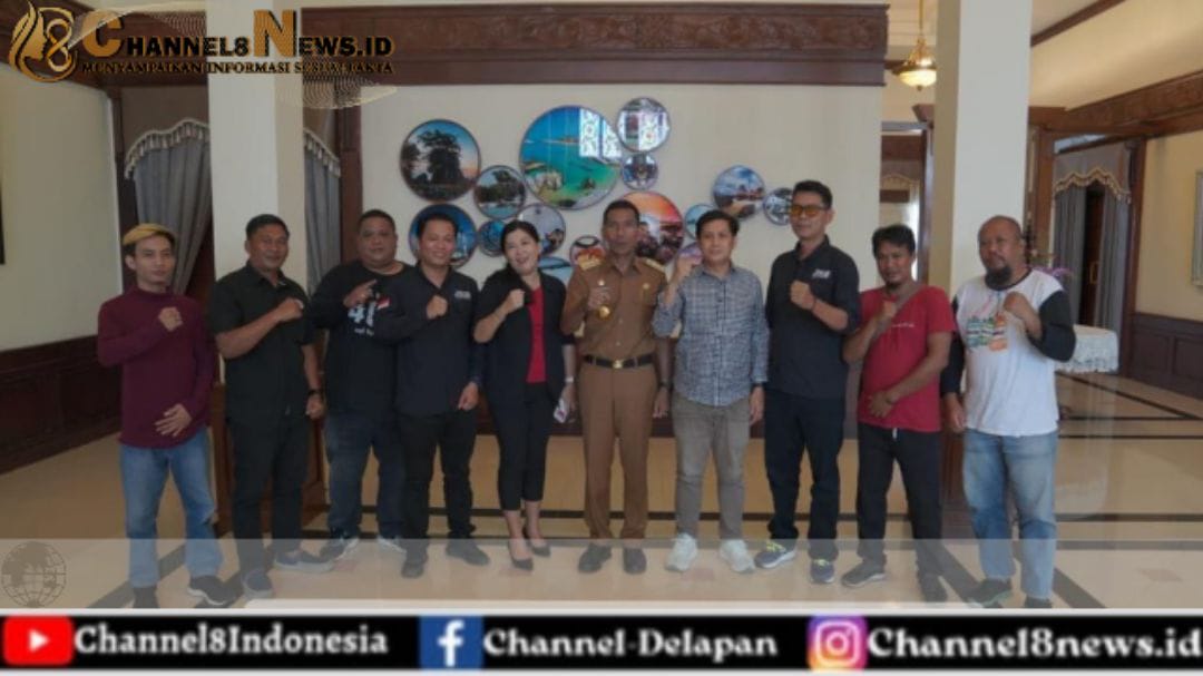 Kunjungi Pj Gubernur Suganda, Pengda JMSI Babel Paparkan Program Wartawan Menjangkau Desa