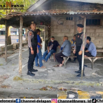 Sosialisasikan Call Center 110, Sat Samapta Polres Babar Ciptakan Wilayah Kondusif