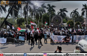 Solidaritas Umat Muslim Gelar Aksi Bela Palestina di Tugu Titik Nol Pangkalpinang