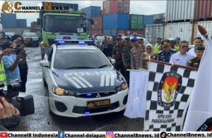 Polda Babel Kawal Pendistribusian Logistik Surat Suara Pemilu 2024