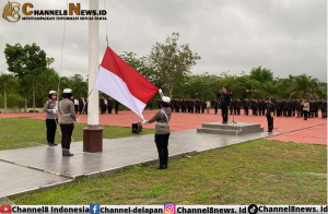 Peringati Hari Ibu Ke-95, Polwan Polres Babar jadi Petugas Upacara
