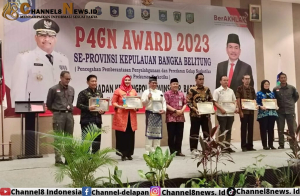 Pemkot Pangkalpinang Terima Penghargaan P4GN Dari Provinsi Kepulauan Bangka Belitung
