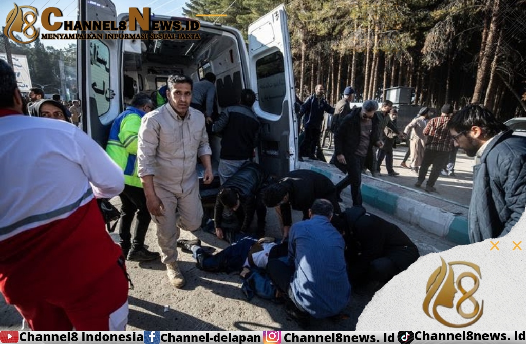 Lebih dari 100 Orang Tewas dalam Dua Ledakan di Dekat Makam Qasem Soleimani 