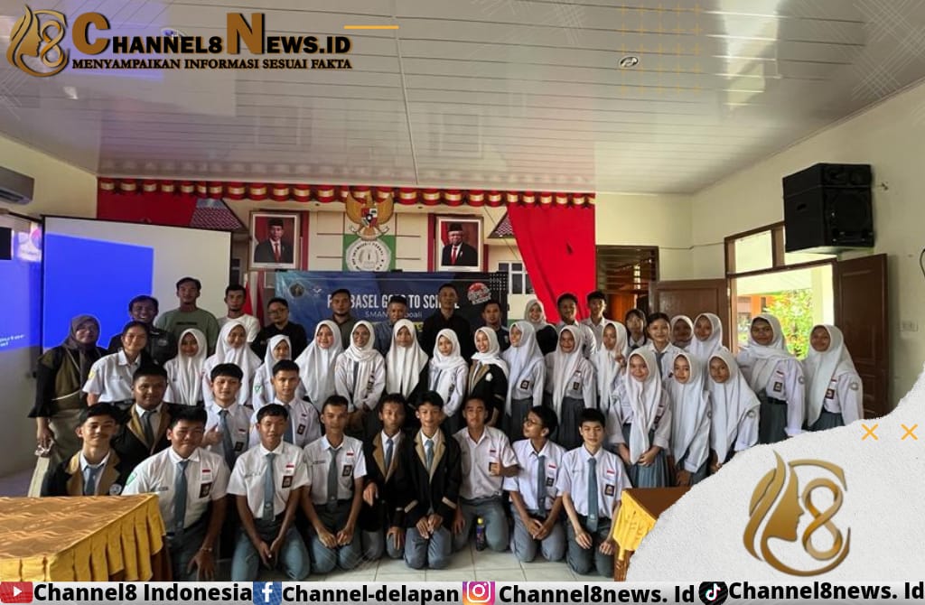 Sebarkan Virus Literasi, PWI Basel Gelar Goes To School di SMA Negeri 1 Toboali