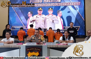 Satresnarkoba Polres Babar Berhasil Bongkar Sindikat Pengedar sabu Muntok