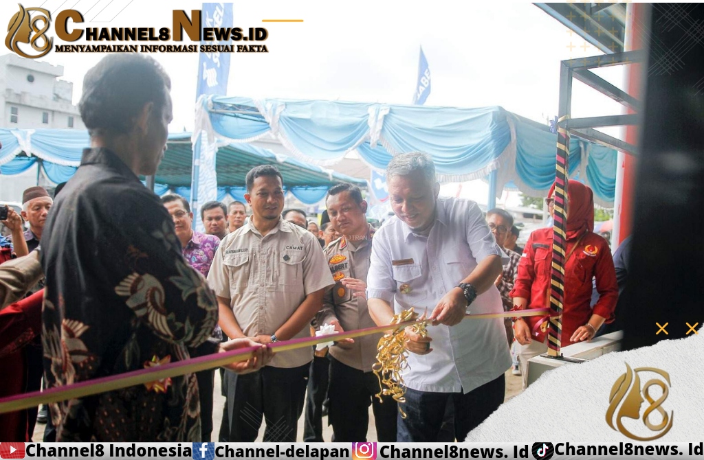 Tingkatkan Sarana Prasarana Perekonomian, Bupati Bangka Barat Resmikan Pasar Pariwisata