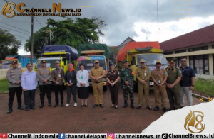 Pj Bupati Bangka Lepas 33 Armada Pendistribusian Logistik Pemilu 2024