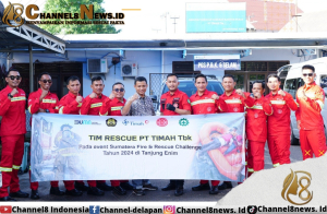 Kadiv K3LH PT Timah Lepas Tim Ikuti Sumatera Fire and Rescue Challenge