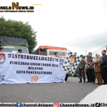 Pj Wali Kota Lepas Pendistribusian Logistik Pemilu 2024
