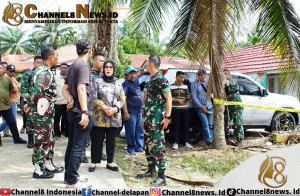 Plt. Bupati Bersama Dandim 0209/LB Tinjau Rumah Seorang Wartawan yang Ludes Dilalap Si Jago Merah