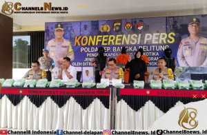 35 Kilo Sabu dari Aceh Diamankan Tim Gabungan Polda Babel