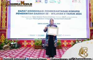 Pemkot Pangkalpinang Terima Penghargaan dari KPK, Pemda dengan Peningkatan Nilai MCP Tertinggi Wilayah II