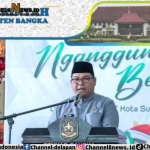Nganggung HUT ke 258 Kota Sungailiat, M Haris: Jaga Kelestarian Tradisi Sepintu Sedulang