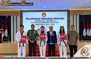 Pengurus Provinsi Taekwondo Indonesia Kep. Babel 2024-2028 Resmi Dilantik
