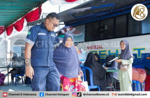 Kehadiran Mobil Sehat PT Timah, Disambut Antusias Warga Batu Belubang
