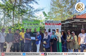 Mahasiswa The 2nd Unmuh Babel ISC 2024 Datangi PPS Alobi Kampoeng Reklmasi Air Jangkang