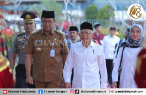 Tiba di Babel, Wapres RI Disambut Hangat Pj Gubernur Sugito