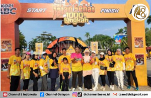 Ribuan Peserta Jalan Sehat 1000 Langkah Turut Meriahkan HUT Pangkalpinang ke-267