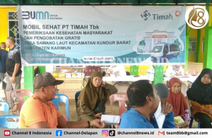 Beri Pelayanan Kesehatan Masyarakat di Karimun, Warga: Kehadiran Mobil Sehat PT Timah Sangat Dibutuhkan