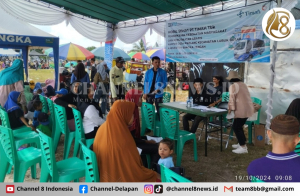 Festival Danau Pading III, PT Timah Hadirkan Pelayanan Kesehatan Gratis Mobil Sehat