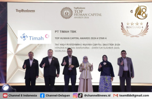 PT Timah Raih Penghargaan Top Human Capital 2024