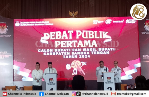 KPU Bateng Gelar Debat Publik Pertama Antar Pasangan Calon Bupati dan Wakil Bupati Bangka Tengah