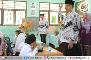 Pj Gubernur Sugito Lakukan Simulasi Uji Coba Makan Bergizi Gratis di Kabupaten Bangka