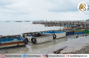 Permudah Akses Nelayan Angkut Hasil Tangkapan PT Timah Dukung Pembangunan Infrastruktur di Pantai BOM Baru Sampur