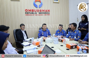 Datangi Ombudsman Babel, Pj Walikota Pangkalpinang Bahas Aturan Sumbangan Sekolah