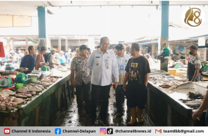 Sidak Pasar, Pj Gubernur Sugito: Stok dan Harga Bahan Pokok Terkendali
