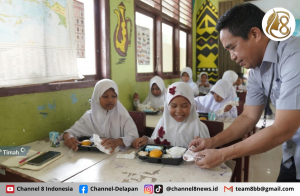 PT Timah Dukung Program Makan Bergizi untuk Ratusan Pelajar di Kabupaten Bateng