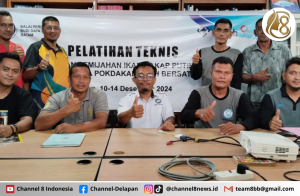 Kolaborasi PT Timah Tbk dan BPBL Batam Gelar Pelatihan Untuk Pokdakan Tuah Bersatu