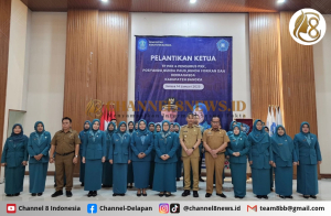 Hadiri Pelantikan Pengurus TP PKK Kab. Bangka, Ini Harapan Dya Sugito