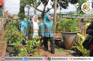 Sukses Terapkan Program Ketahanan Pangan, Desa Cibiru Wetan Jadi Lokasi Studi Lapang TP PKK Babel
