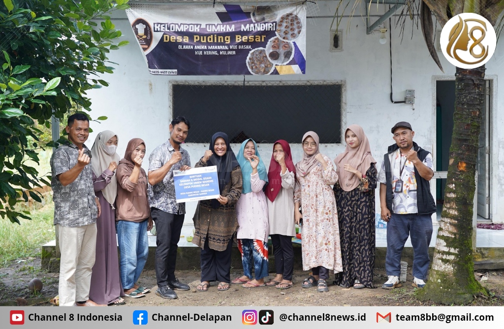 Kelompok UMKM Mandiri Puding Besar Terima Bantuan dari PT Timah