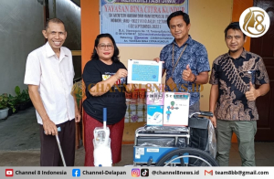PT Timah Salurkan Alat Kesehatan untuk Yayasan Bina Citra Kundur, Permudah Pemeriksaan Kesehatan Lansia