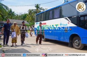 Pertama Kali Kolaborasi PT Timah dan GP Ansor, Hadirkan Mobil Sehat dan Sembako di Wilayah Pesisir