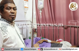 Tangis Haru Warga Kelurahan Tanjung Saat Terima Bantuan Biaya Pengobatan dari PT Timah
