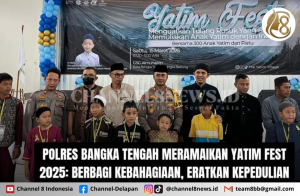 Berbagi Kebahagiaan, Eratkan Kepedulian, Kapolres Bateng Turut Ramaikan Yatim Fest 2025