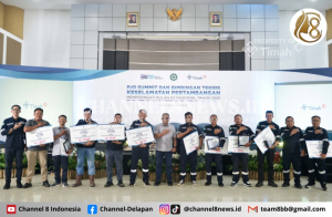 Peringatan Bulan K3 Nasional, PT Timah Berikan Penghargaan Bagi Karyawan dan Mitra Usaha